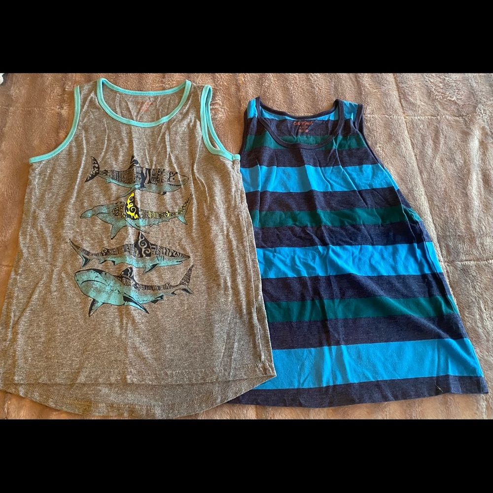 Cat & jack lot of boys tank tops 8/10